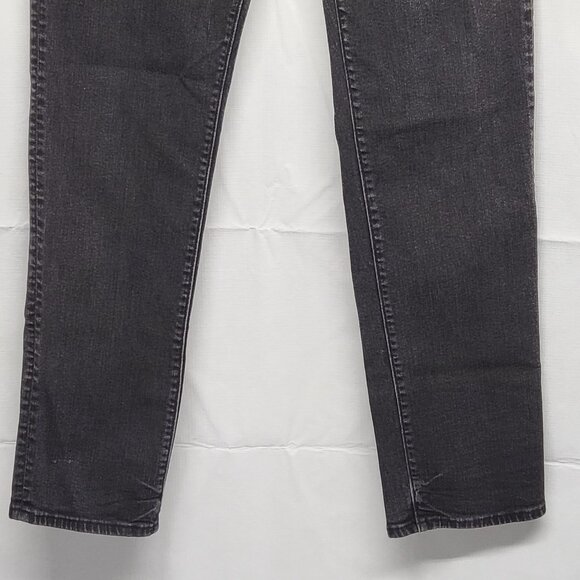 American Eagle AirFlex Jeans Mens 32 X 32 Slim Straight Black Denim Pants - Picture 3 of 16